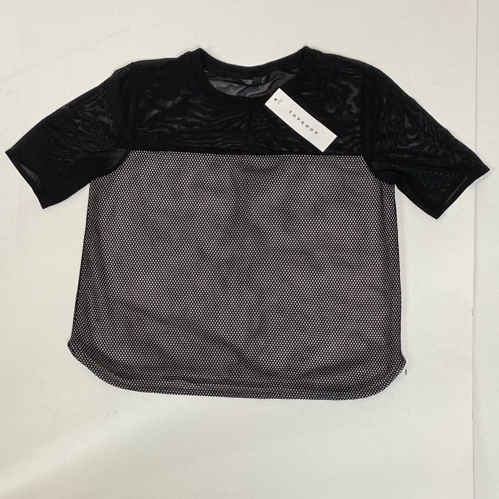 Topshop mesh crop